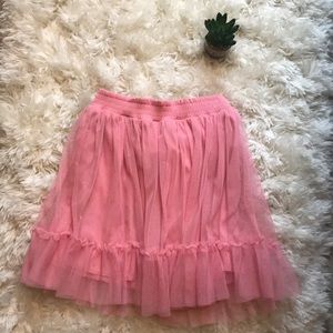 NEW Pretty baby pink colored tulle girls skirt